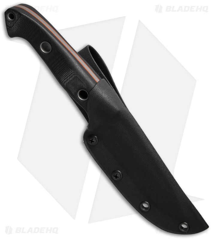 Benchmade 162 Bushcrafter Sibert Knife Black G-10 (4.43" Stonewash) 162-1501