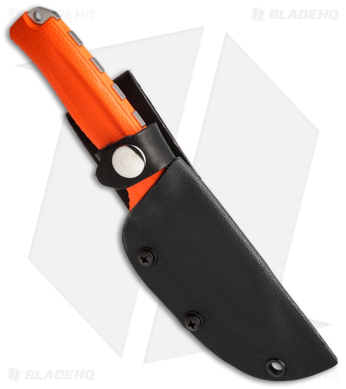 Benchmade Steep Country Knife w/ Gut Hook Orange (3.5" Stonewash) 15009-ORG