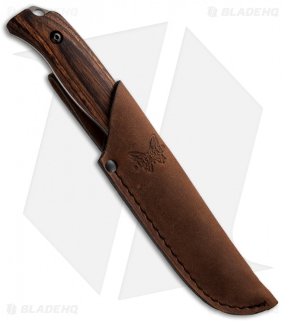 Benchmade Saddle Mountain Skinner Knife Wood Hunting Fixed Blade 15001-2