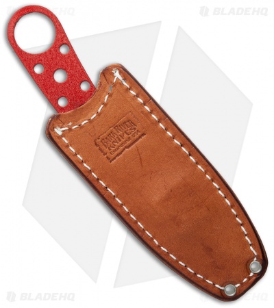 BlackJack Knives Model 155 Red Neck Knife Fixed Blade (3" Red)