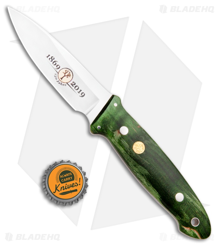 Boker Burnley Cub 150th Anniversary Fixed Blade Curly Birch (3.3
