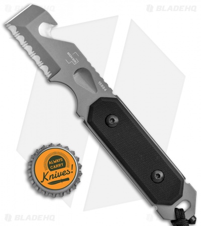 Boker Plus Cop Tool Fixed Blade Knife (1.75 Bead Blast Serr) 02BO300