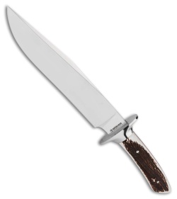 Boker Arbolito Toro HX Fixed Blade Knife Red Stag (9.25" Satin) 02BA595HX