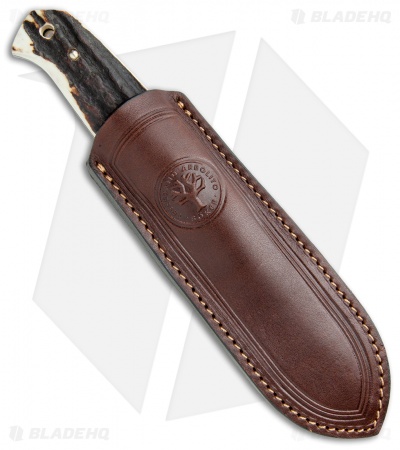 Boker Arbolito Bison Fixed Blade Knife Stag (4.13" Satin)