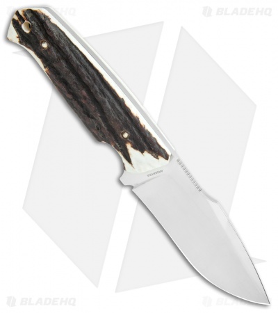 Boker Arbolito Bison Fixed Blade Knife Stag (4.13" Satin)