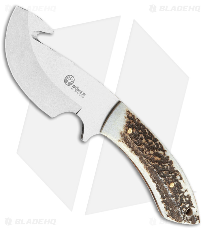 Boker Arbolito Guides Combo Fixed Blade Knife Set Stag (Bohler N695)