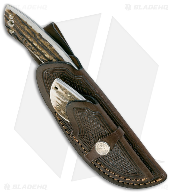 Boker Arbolito Guides Combo Fixed Knife Stag Set - Blade HQ