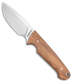 Boker Arbolito Vultur Fixed Blade Knife Olive Wood (3.9" Satin) 02BA415