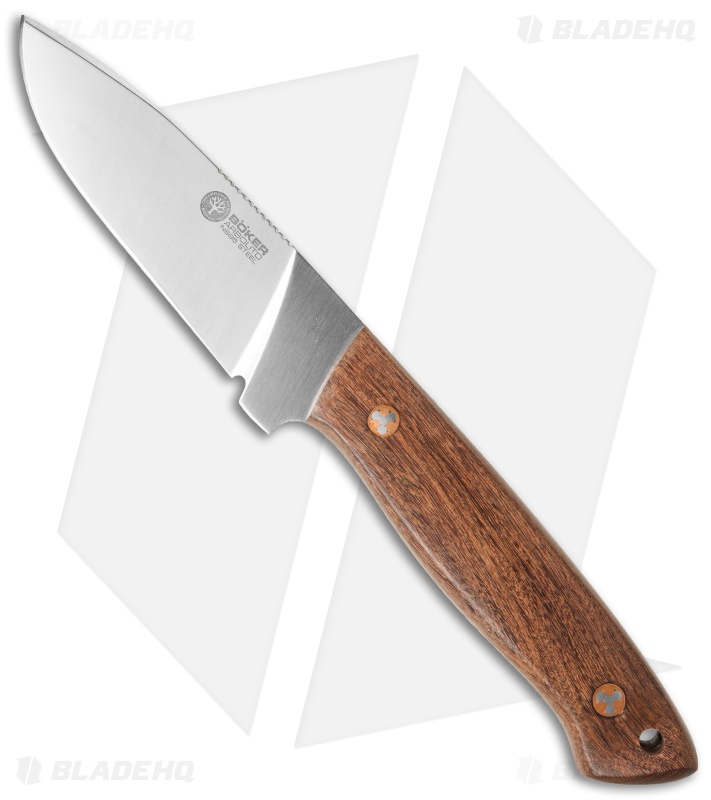 Boker Arbolito Dano Fixed Blade Knife Guayacan Wood (4" Satin) 02BA325G