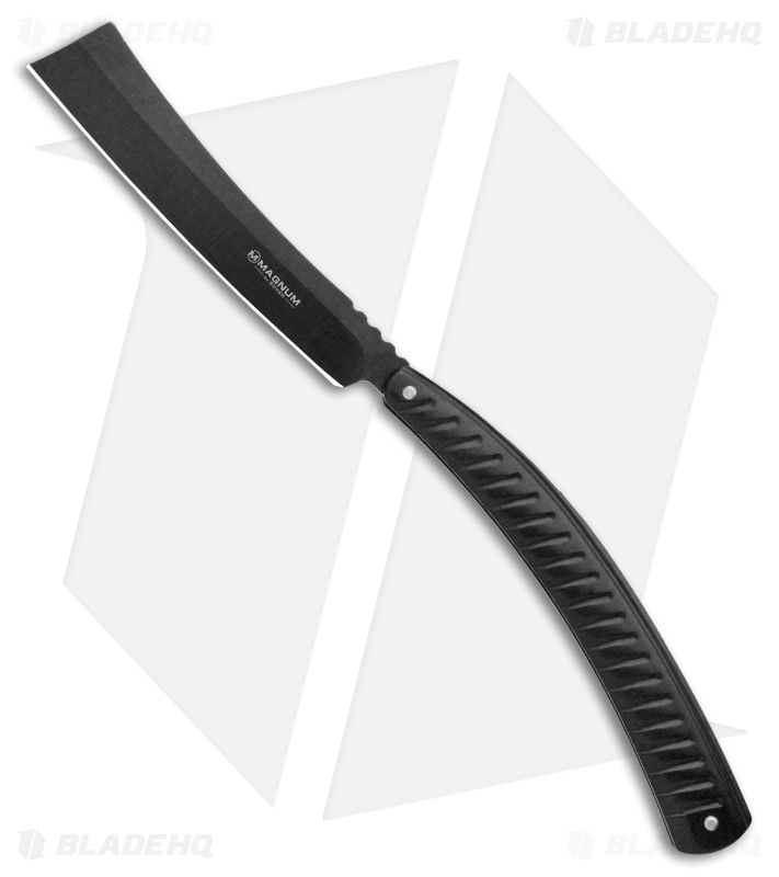 Boker Magnum Black Barber Razor Folding Knife(4.75" Black) 01MB731