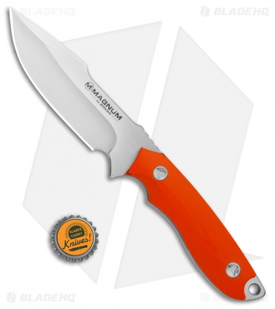 Boker Magnum EFD Fixed Blade Knife Orange G10 (4" Satin) 02RY055