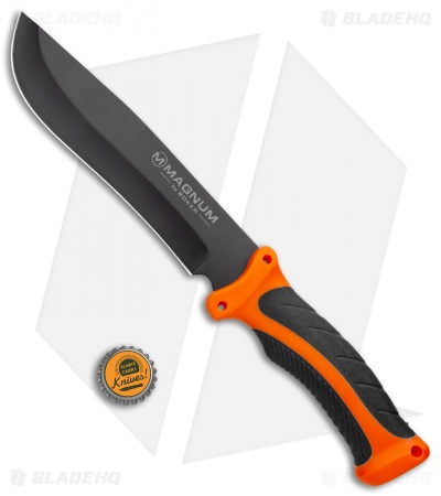 Boker Magnum FFB Fixed Blade Knife Orange Plastic (7.25" Black) 02MB204
