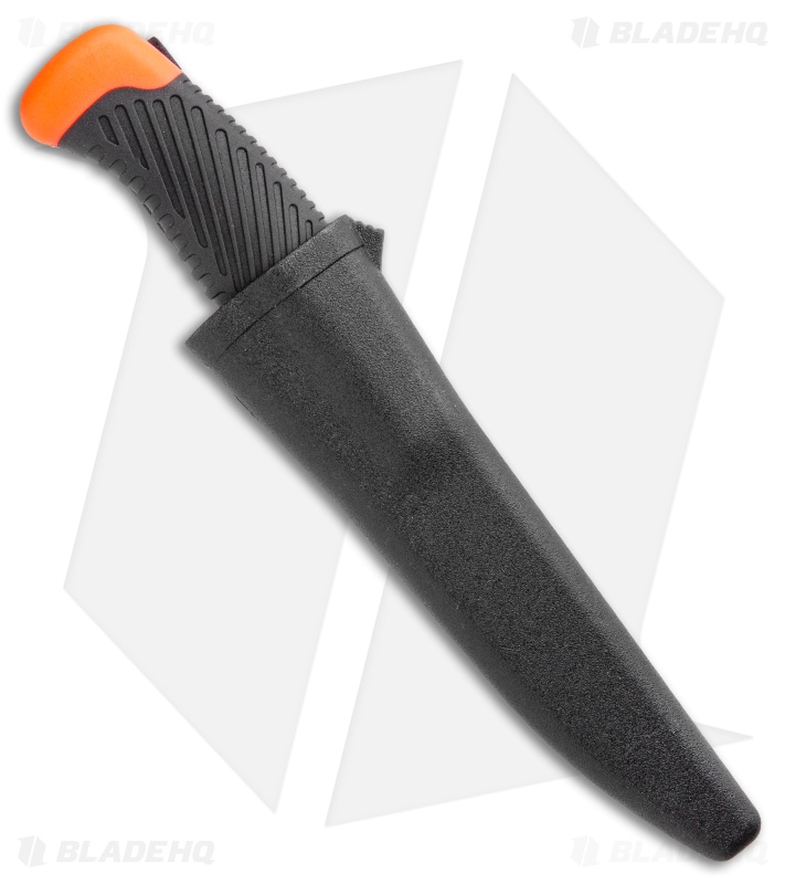 Boker Magnum Falun Fixed Blade Knife Black/Orange (4" Satin) 
