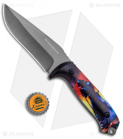 Boker Magnum Frank Frazetta Urban King Fixed Blade Death Dealer (4.6" Gray)