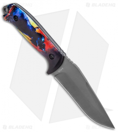 Boker Magnum Frank Frazetta Urban King Fixed Blade Death Dealer (4.6" Gray)