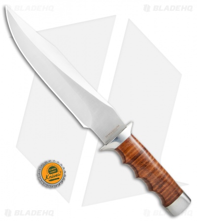 Boker Magnum Giant Bowie Fixed Blade Knife (8.125" Satin Plain) 02MB565