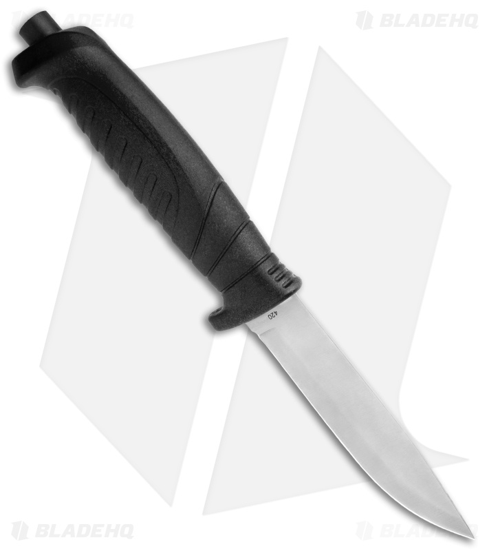 Boker Magnum Knivgar Hunting Fixed Blade Knife Black Polymer (4.1" Satin)