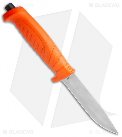 Boker Magnum Knivgar Hunting Fixed Blade Knife Orange Polymer (4.1" Satin)