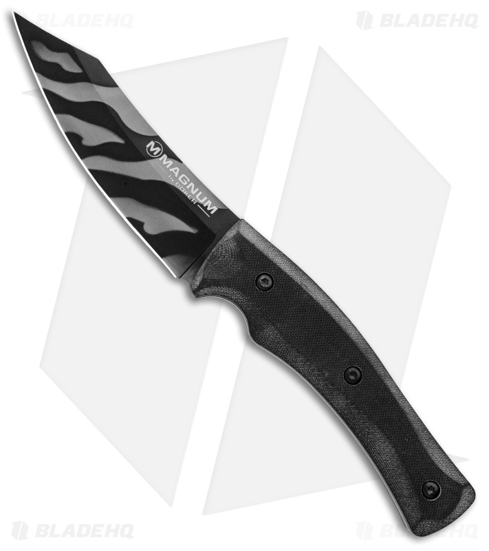 Boker Magnum Tiger Lily Trapper Fixed Blade G-10 (4.6" Tiger Stripe) 02RY088