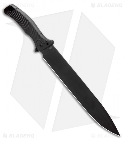 Boker Magnum Trojan Fixed Blade Knife Black (10.13" Black) 