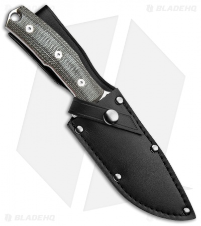 Boker Magnum Vox 2021 Collection Fixed Blade Knife Black Micarta (5.3" Satin)