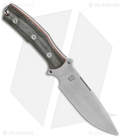 Boker Magnum Vox 2021 Collection Fixed Blade Knife Black Micarta (5.3" Satin)