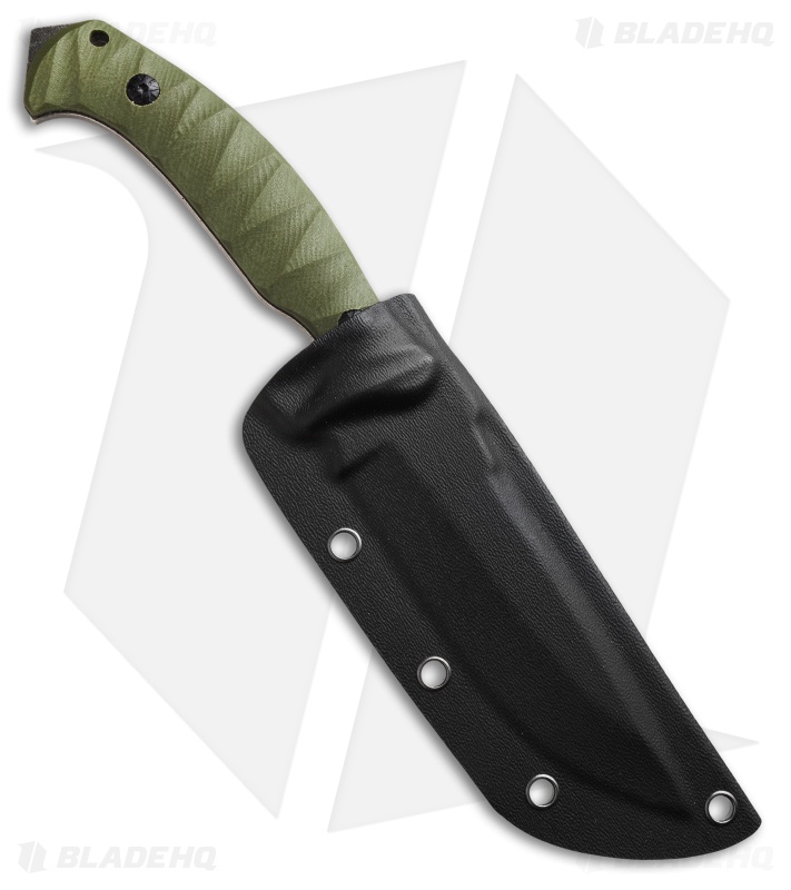 Boker Magnum Persian Fixed Blade Knife Green G-10 (4.75" Smokewash) 02LG115