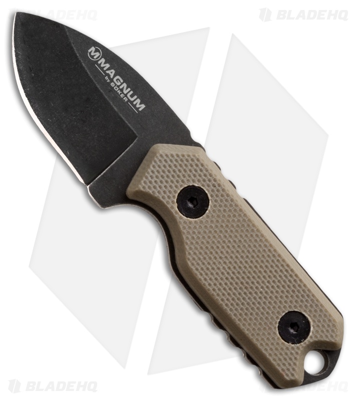 Boker Plus LI'L Friend Micro Neck Knife (1.375" Black) 02BP0012