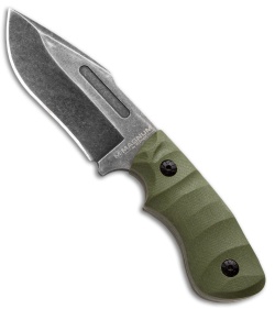 Boker Magnum Lil Giant Fixed Blade Knife Green G-10 (3.625&quot; Smokewash) 02LG113 | 36826