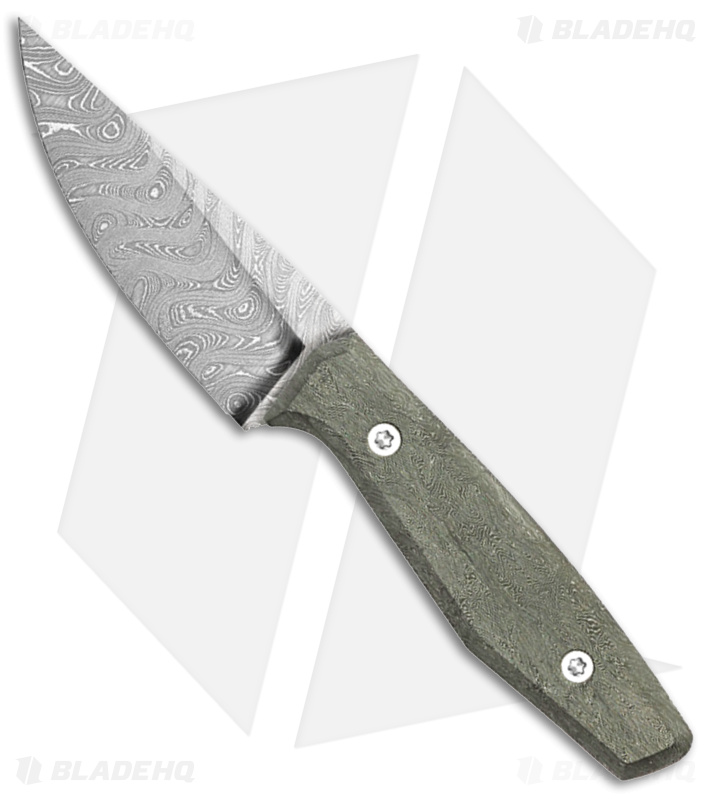 Böker Daily Knives AK1 Damast Knife Space Coral CF (3.1" Damascus) 120509DAM