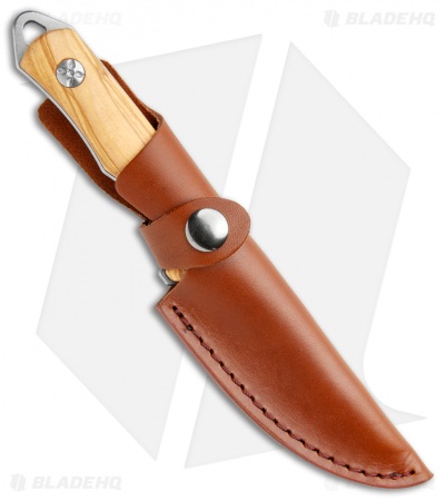 Boker Magnum Hking Companion Fixed Blade Knife Olive Wood (3.75" SW)