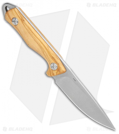 Boker Magnum Hking Companion Fixed Blade Knife Olive Wood (3.75" SW)