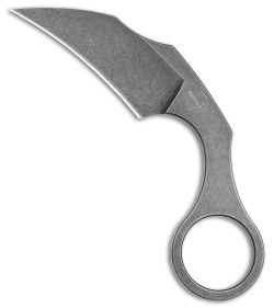 Boker Plus Bad Moon Karambit Fixed Blade Knife (2.4" Gray Stonewash) 02BO078