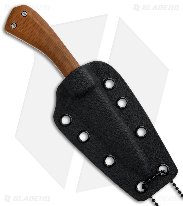 Boker Plus GoBag Fixed Blade Knife Brown G-10 (3.6" Satin) 02BO009