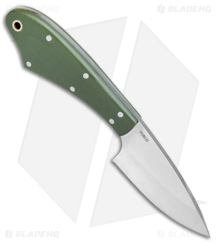 Boker Plus Easedrop Fixed Blade Knife Green G-10 (3" Polish) 02BO008