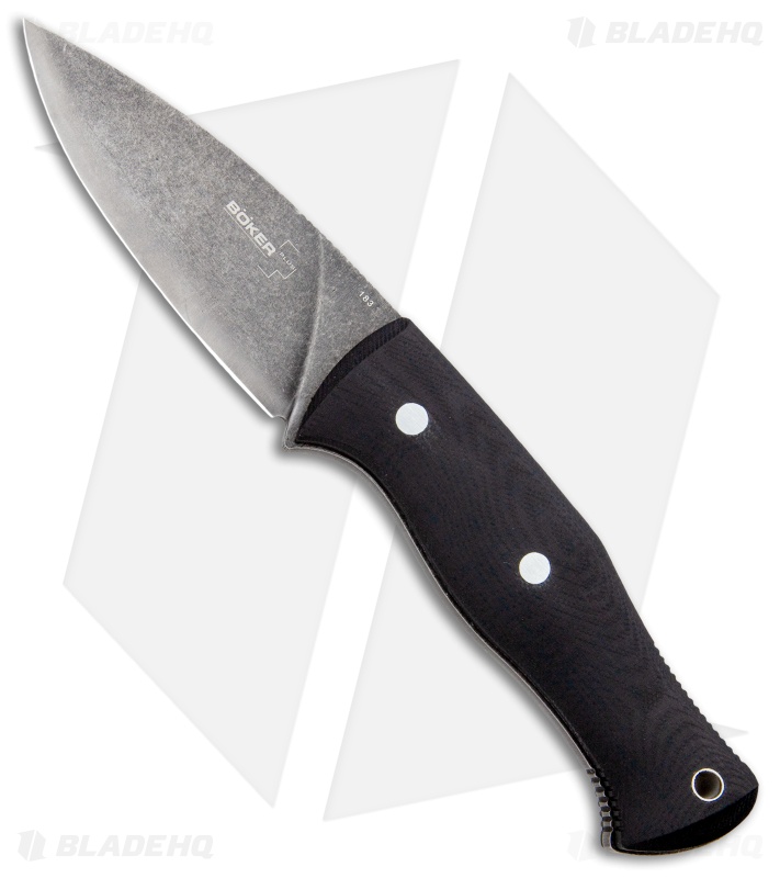 Boker Plus  Farkas Bushcraft Fixed Blade Black G-10 (3.9' Black SW) 02BO065 