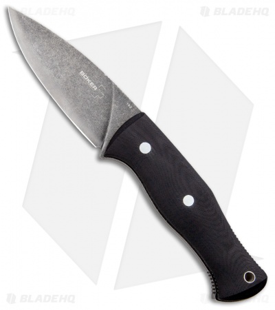 Boker Plus  Farkas Bushcraft Fixed Blade Black G-10 (3.9' Black SW) 02BO065 