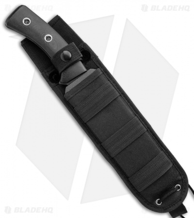 Boker Plus Komondor Fixed Blade Knife Black G-10 (7.63" Black) 02BO011