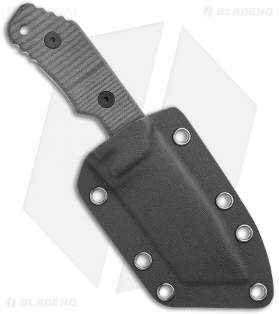 Boker Plus Little Dvalin Tanto Fixed Blade Black G-10 (3.3" Gray) 02BO034
