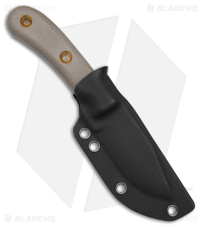 Boker Plus Micro Tracker Fixed Blade Knife Brown Micarta (3.3" Black) 02BO076
