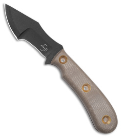 Boker Plus Micro Tracker Fixed Blade Knife Brown Micarta (3.3" Black) 02BO076