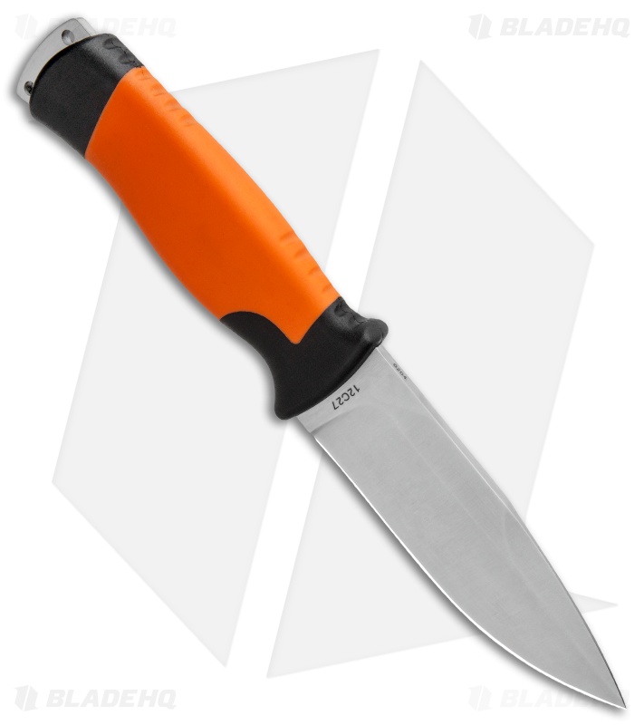 Boker Plus Outdoorsman Fixed Blade Knife Orange (4.6" Satin) 02BO014