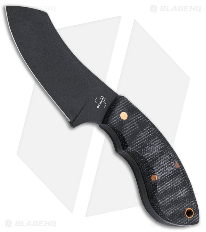 Boker Plus Rhino Black Micarta/Copper (3.03" Black) 02BO085