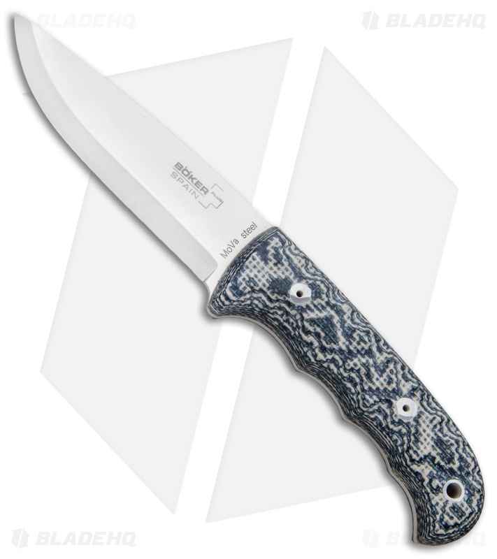 Boker Plus Spain Bushcraft Granito Fixed Blade Knife (4.25" Satin) 02BO350