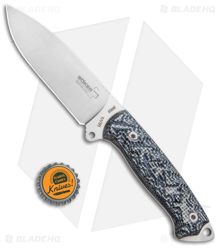 Boker Plus Spain Generalist Granito Fixed Blade Knife (3.38" Bead Blast) 02BO351