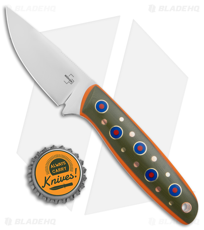 Boker Plus The Brook Fixed Blade Knife Green G-10 (2.8" Polish) 02BO031