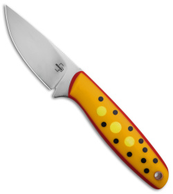 Boker Plus The Brook Yellow Trout Fixed Blade Knife Yellow G-10 (2.8" Satin) 