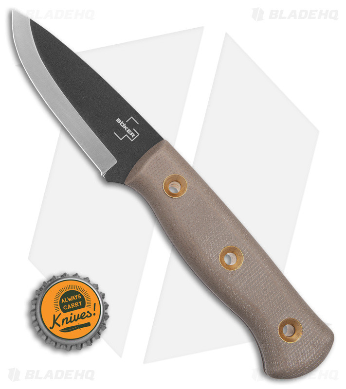 Boker Plus Vigtig 1095 Drop Point Knife 02BO075 - Blade HQ