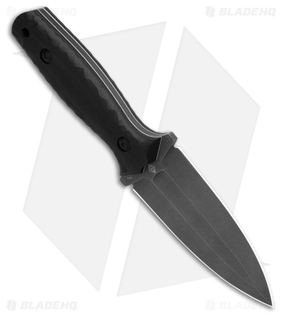 Boker W1 Dagger Fixed Blade Knife black G-10 (3.7" Stonewash)