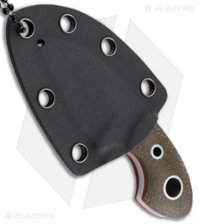 Boker Plus Gnome Fixed Blade Knife Green Micarta (2.09" D2)  74 01BO324